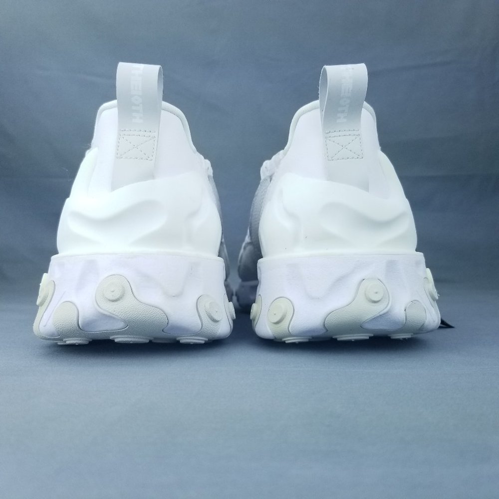 Nike React Sertu Men's Lifestyle Shoes White Suede Woven AT5301 100 (No Box Top) - Picture 6 of 7